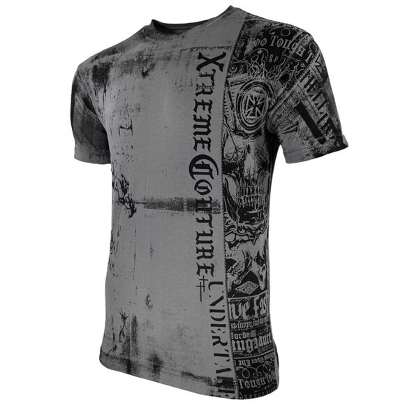 Affliction Other - Xtreme Couture by Affliction Men's T-Shirt Crew Biker Skull Tattoo S-5XL